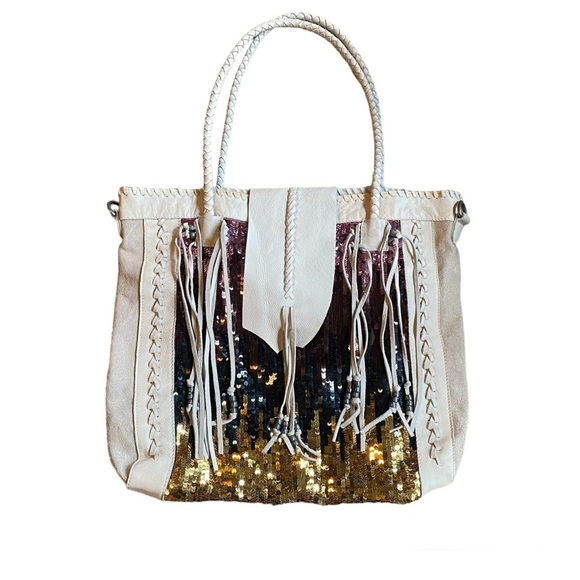 Free People Handbags - Free People Midnight Hour Sequin Tote